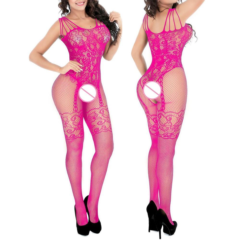 Body Stocking Lingerie Club Underwear Mesh Net Dress Sleepwear Playsuit