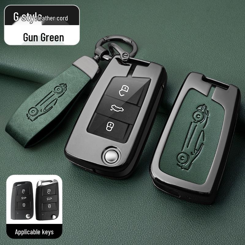 Metal Key Shell for Volkswagen Models: New Sagitar, Lavida Plus, Tayron, Tuon, Tiguan L, Bora, Magotan