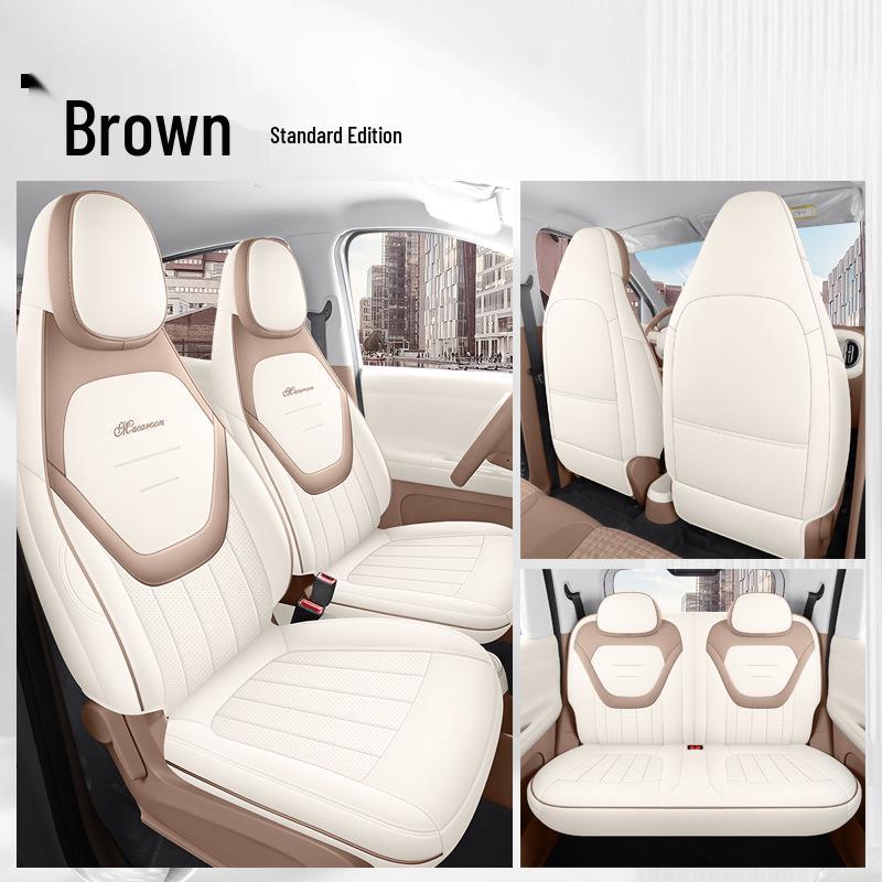 Wuling MINIEV 5th Gen Four-Door Perforated Leather All-Season Seat Covers