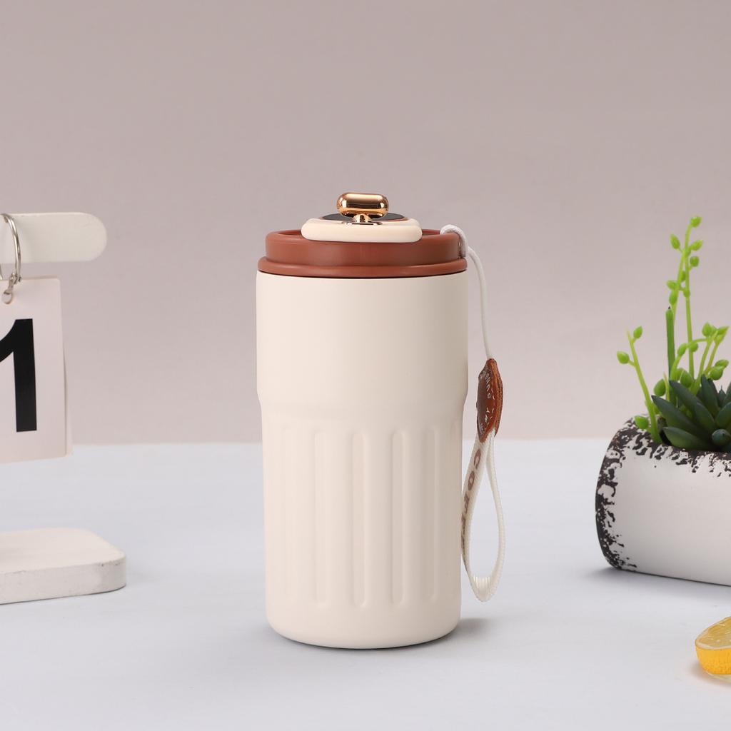 Intelligent temperature display stainless steel thermos cup high value men's and women's accompanying coffee cup portable water cup
