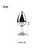 Round Metal Butt Plug: Wearable Anal Dilator for Discreet Flirting and Fun