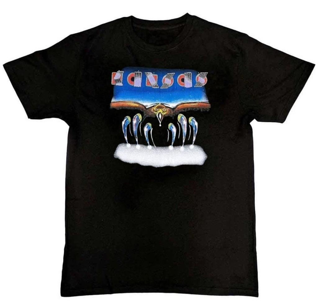 Kansas Rockband Amerikanischer Grafikdruck Herren T-Shirt S-4XL