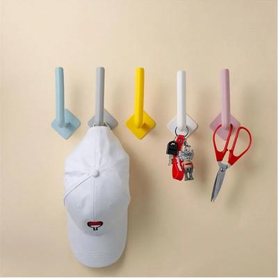Kleiderbügel Badezimmer Wand Nahtloses Kleben Badetuchhalter Toilettenpapierhalter Badezimmer Garderoben Selbstklebender Haken