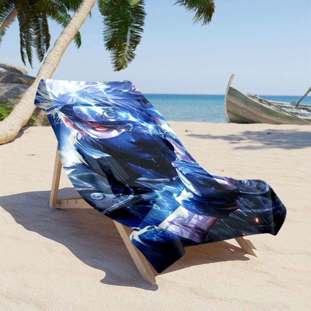 Naruto Beach Towel High Absorbency & Quick-Dry Comfortable Lightweight