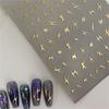 1pcs 5D Exquisite Purple Wisteria Flower Nail Art Stickers Flower Bow Nail Decoration Slider Decal Adhesive Transfer Part