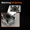 40250-2S610 Für Nissan 4x4 D21 D22 Pickup Xterra Pathfinder Navara Freilauf-Sperrnabe Vorhängeschlösser 28 Keile Autozubehör