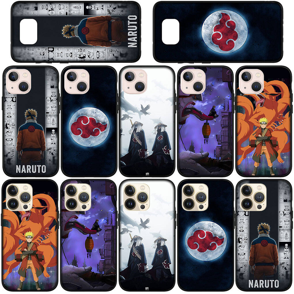 Phone Case for iPhone 17 15 16 Plus Redmi Note 14 12 11 13 Pro Max Huawei P30 P20 Lite Y9 OPPO A60 A40 A80 A38 A54 A17 Akatsuki Narutos Anime Cover