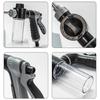 Rotating Head Watering Spray Guns High Pressure Car Washer with Detachable Soap Dispenser Garden Irrigation System