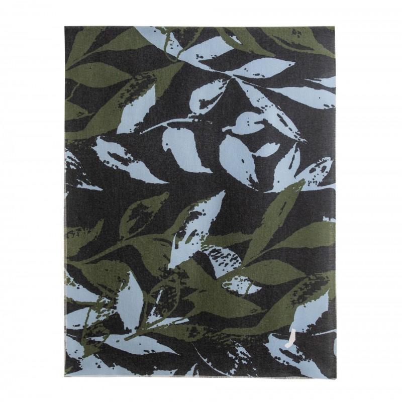 Scarf Wool Blend Printed Shawl Warm Fashion Versatile