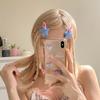 Star Snap Hair Clip Y2K Non-slip Colorful Hair Barrettes Metal Sponge Star Shaped Hairpins Cute Hair Clip for Teen