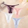 4ks krajkové květinové spodní prádlo pro dámu Sexy duté kalhotky Pevná strečová tanga Dámská perspektiva G-String prodyšné spodní prádlo