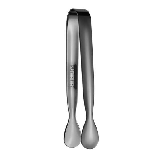 Pinza per Ghiaccio Acciaio Inossidabile Galvanizzato Pinze per Ghiaccio Durevoli Resistenti alla Ruggine Clip per Ghiaccio per Bar Cucina Cubetti di Zucchero