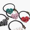 RACOHA Heart Puppy Hair String Heart Puppy Cubic Hair Tie