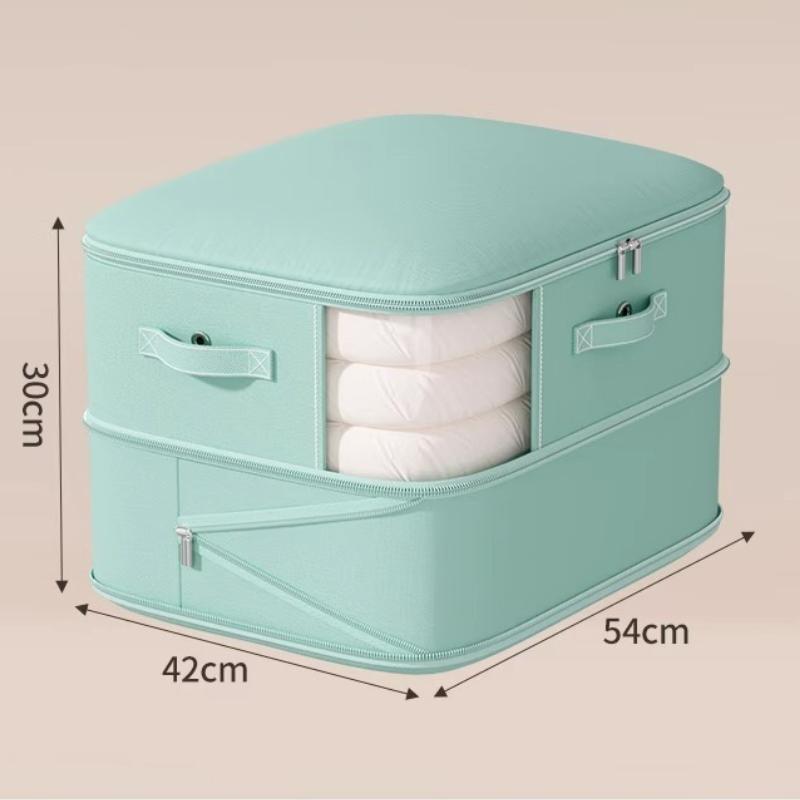 

Сумки для хранения курток Вакуумные компрессионные органайзеры для одежды, одеял Большой вместимости Решения для упаковки гардероба 52x42x30cm зелёный