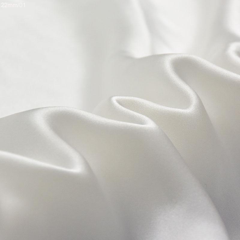 114cm 22 Momme 100% Natural Mulberrry Silk 22mm Charmeuse China Manufacturers Wedding Crepe Luxury Silk Satin Fabric