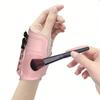 1Pc Makeup Assistance Hand with Silicone Makeup Pad Portable Makeup Brush Cleaning Makeup Tools.