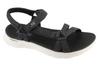 Go Walk Flex Sandal - Sublime, Womens Black Sandals