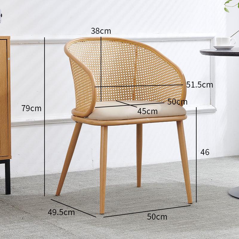 Rattan Woven Dining Armchair for Home, Restaurant, Cafe, Bar & B&B