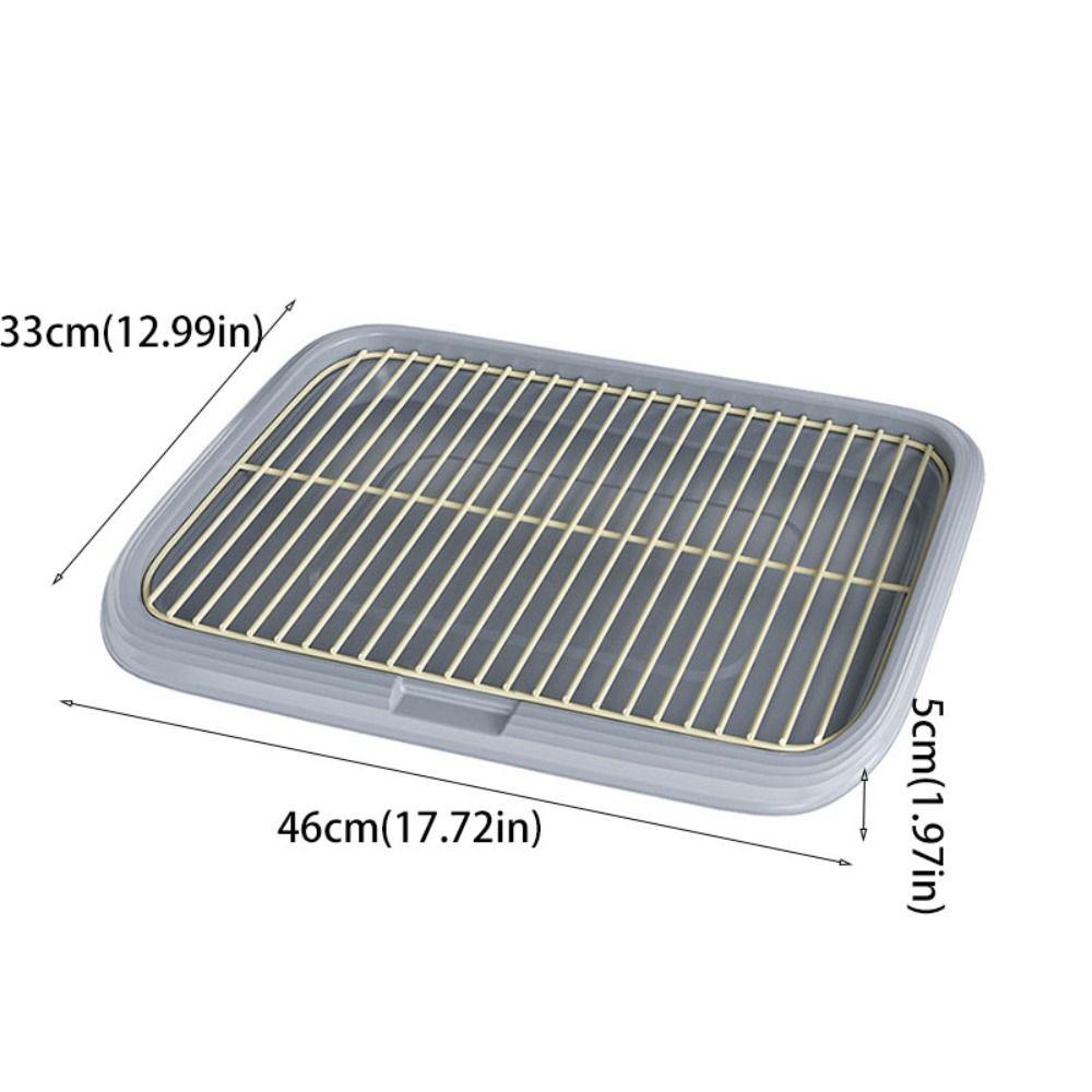 Anti Leakage Dog Potty Tray Detachable Dog Litter Box Dog Indoor Tray Toilet  Medium and Large Dogs