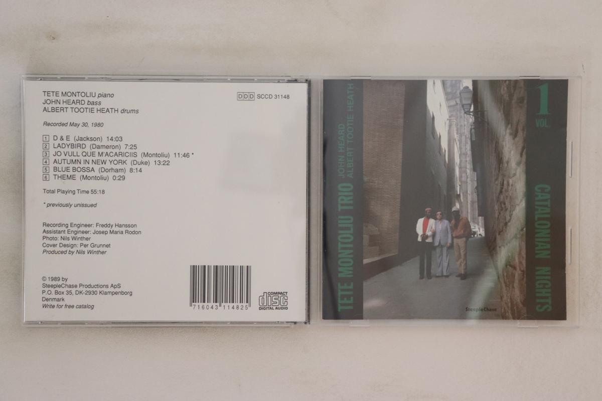 

CD TETE MONTOLIU Catalonian Nights Vol.1 SCCD31148 STEEPLECHASE 1989 US Jazz Used