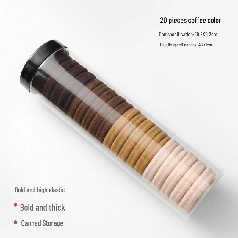 Dopamine Color Hair Ties for Kids: High Elasticity, Gentle On Hair, Canned for Convenience