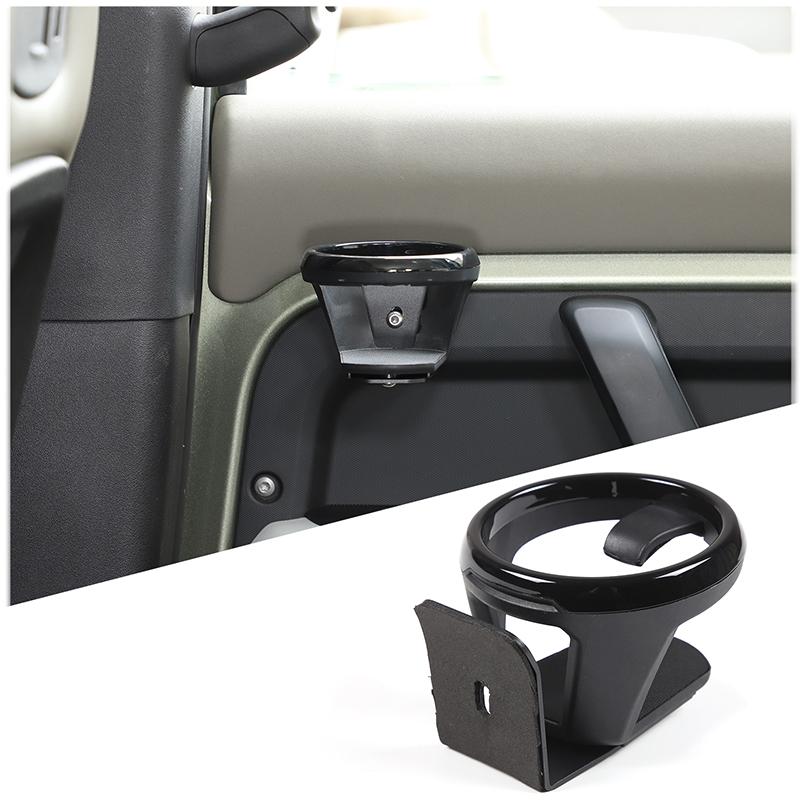 

For Land Rover Defender 90 110 130 2020-2025 Carbon Steel Black Car Inner door panel cup holder Water Cup Holder Car Accessories