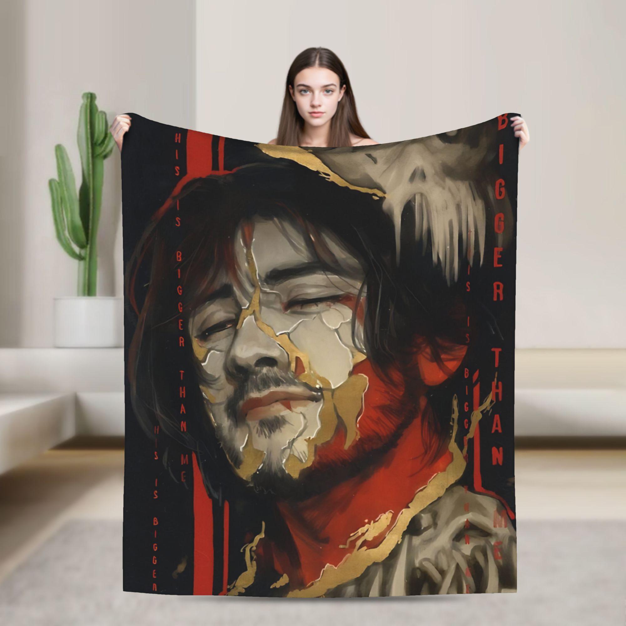 

Iron Lung Fish Monstober Pardon Blankets Fleece Warm Throw Blankets for Car Sofa Couch Bed Rug 75x90cm