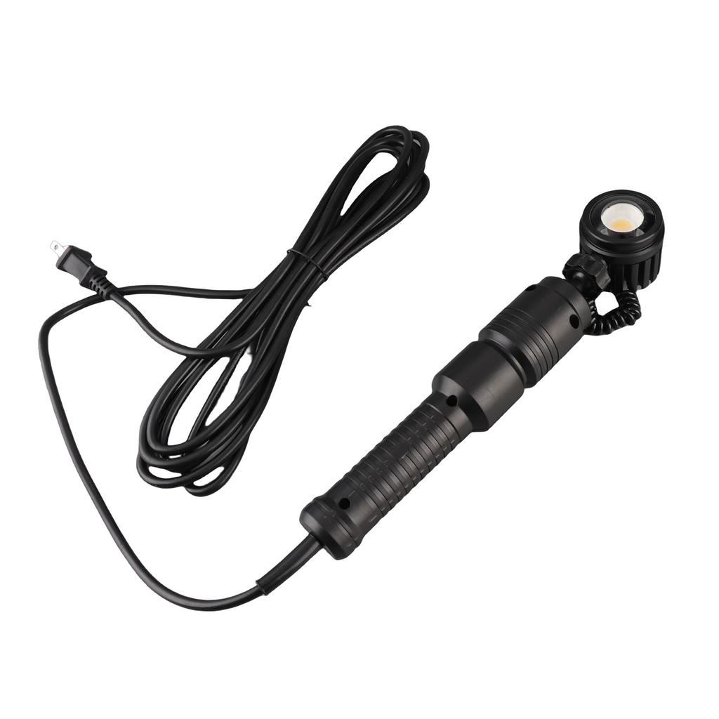 Plug in LED Work Light with 33FT Cable Magnetic Back 360 Degree Rotating Head Portable Lamp for Indoor Outdoor Use 60W