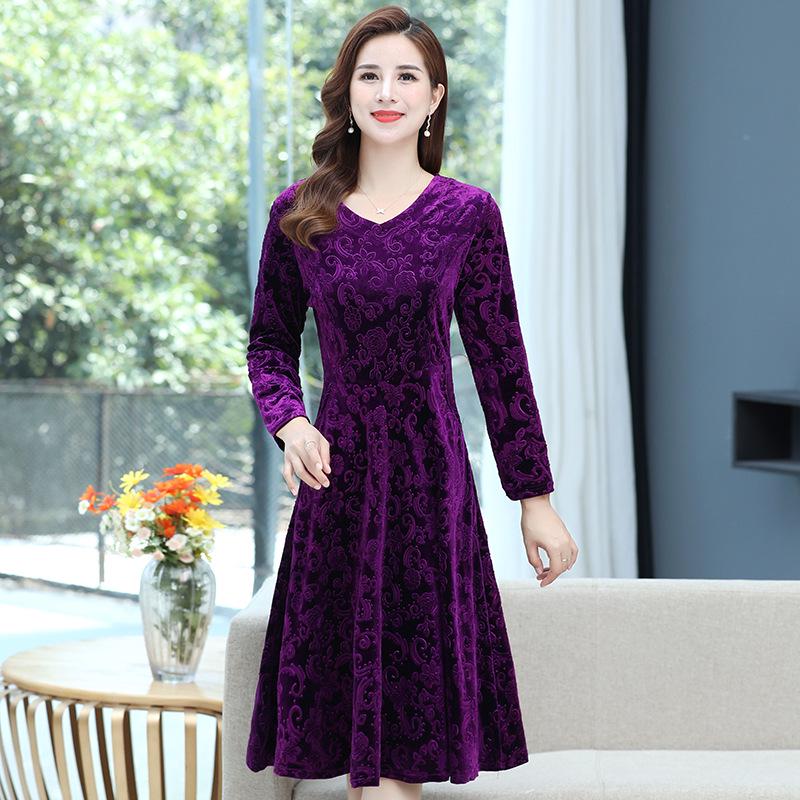 2023 Plus Size Slimming Summer Dress for Middle-Aged & Elderly Women - Fashionable & Comfortable