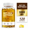 Capsule Ulei MCT de Înaltă Puritate, 3000mg, Formulă Potentă, Potrivite pentru Bărbați și Femei