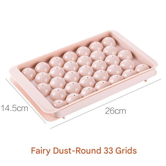 33 Grids Reusable Food Grade Silicone Ice Cube Tray Mold, Summer Kitchen Accessories for Camping, Easy Release, Durable