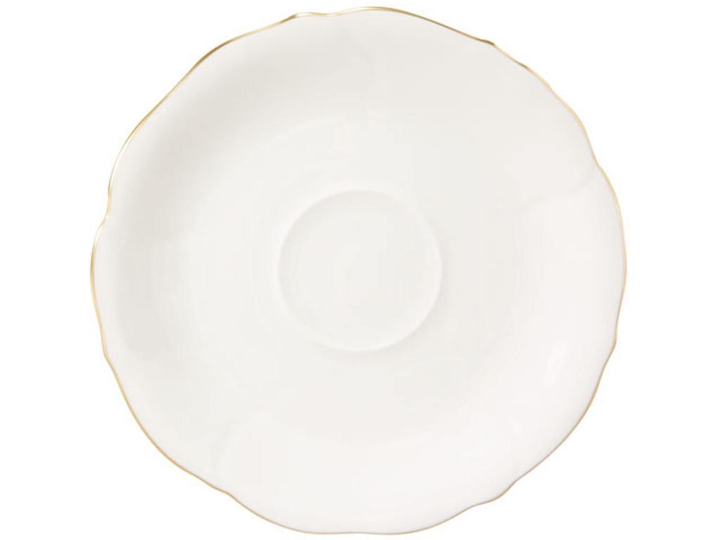 Okura Art Pottery Gold Line Flavored Tea Cup & Saucer, Coffee/Tea, Approx. 180cc, Made In Japan, 94C/1001