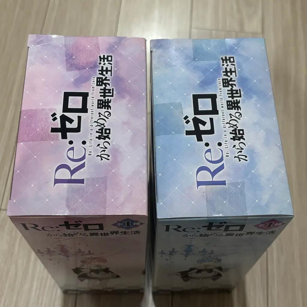 (Bulk, unopened) Re:Zero Rem & Ram Premium Figures