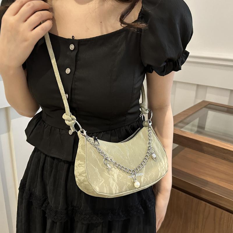 Fashion Women Shoulder Bag Armpit Bag Luxury Design Solid Color Messenger Bag Purse Crossbody Hobos Handbags ARI