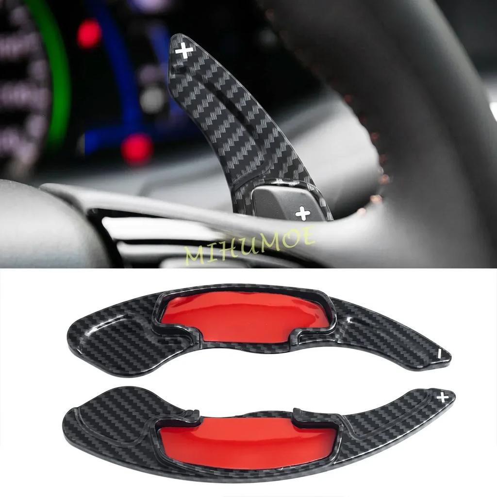 For Honda Accord 9th/10th Civic 10th CR-V 5th Ight ABS Balck Car Interior Steering Wheel Paddle Shift Extension