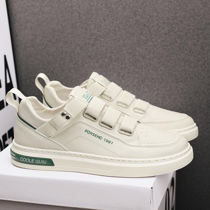 Casual Men's Shoes Autumn Style 2024 New Trend Men Walking Shoes Soft Sole Board Shoes Leather Running Sneakers Outdoor Tennis