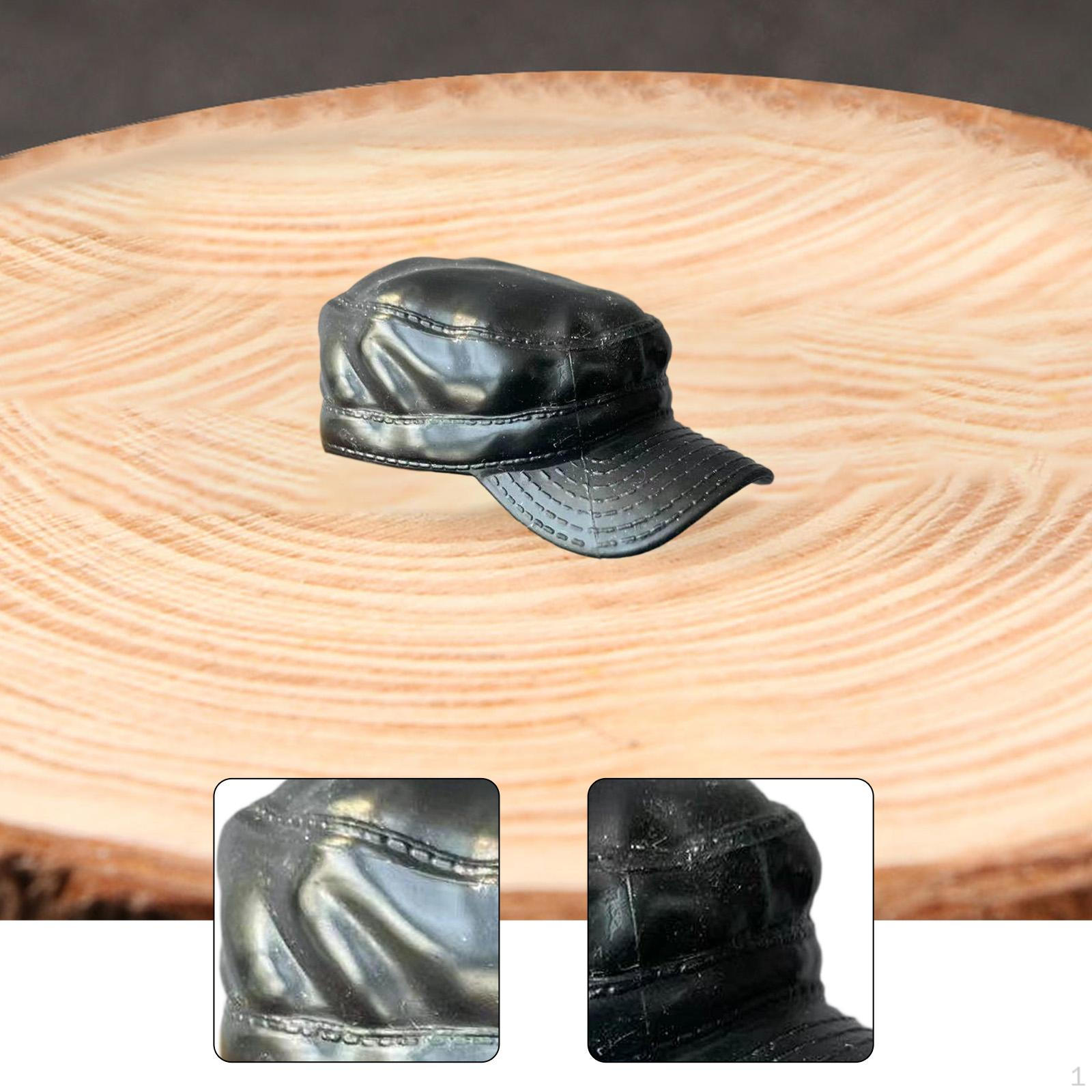 

1/6 Scale Action Figure Hat Mini Baseball Cap Doll Prop Rubber Small Model for 12 inch
