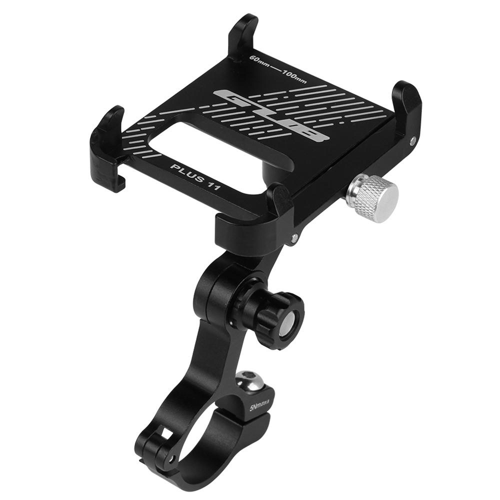 Aluminum Bike Phone Holder 360 Degree Rotating Adjustable Anti Slip Cycle   Bicycle Handlebar Phone Mount Holder Stand