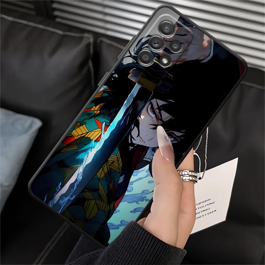 Demons Anime Slayer Case for Samsung Galaxy A01 A02 A06 A03 Note 20 Ultra 9 10 A04 A30 A40 A10 A20 A50 A70 A05 Soft Back Phone