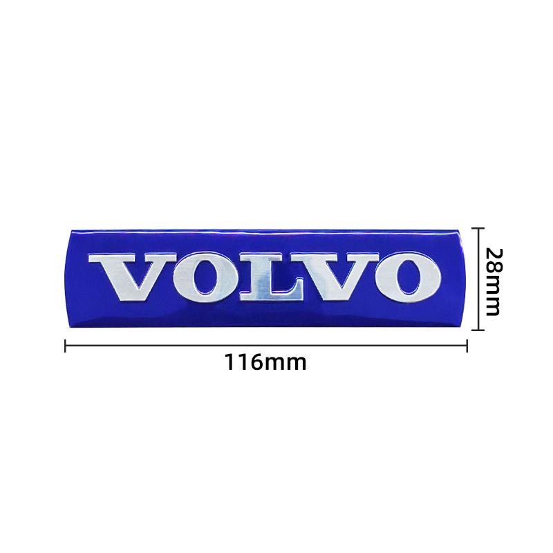 Accessori badge decorativi con lettere logo griglia anteriore auto adesivo volante adatto per Volvo C30 S40 S80 XC60 V90 C70 V60