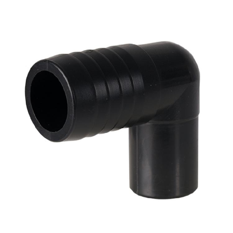 Нейлоновый сквозной фитинг-розетка для выхлопной трубы, фитинг для нагревательной трубки, крепеж для шланга 1 чёрный