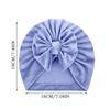 Baby's Headwear  Toddler Kids Baby Boys Girls Solid Color Bow Hat  Headwear Accessories