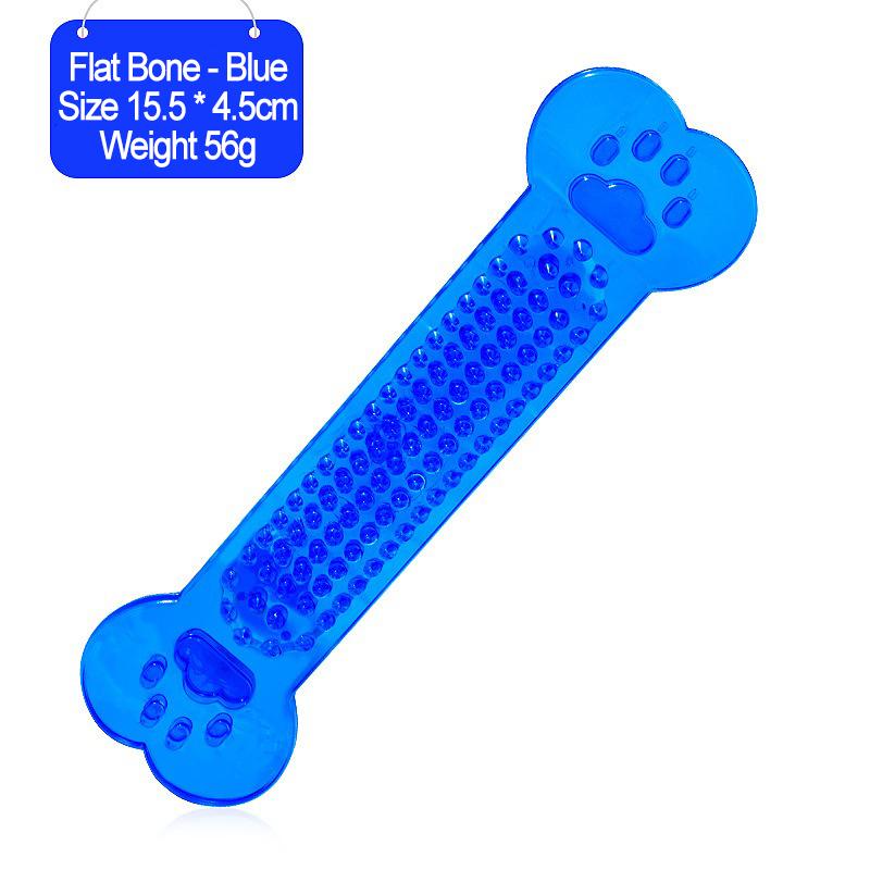 Pet Dog Chew Toys Training Games for The Dog Indestructible Rubber Bone Toy Aggressive Chewers Dog Toothbrush GWJ10