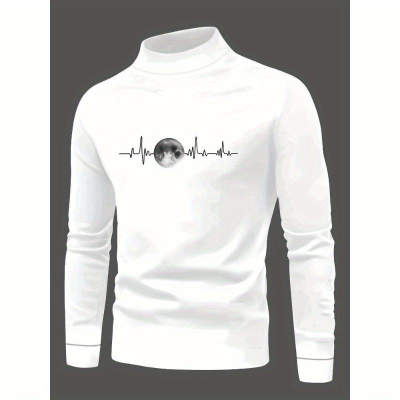 

Oversized Long Sleeve T-Shirt, 4-Way Stretch Fabric, Solid Ruby Red, Loose Fit Layering XXL