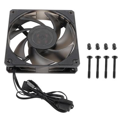 120mm Hydraulic Bearing Case Fan 800 To 2500RPM 4 Pin PWM 5V ARGB Temperature Control 7 Blades PC Computer Cooling Fan
