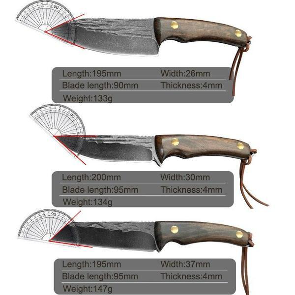 Schmiedebeil, Ausbeinmesser, Metzgermesser, Küchenschneider, Spaltfleischmesser