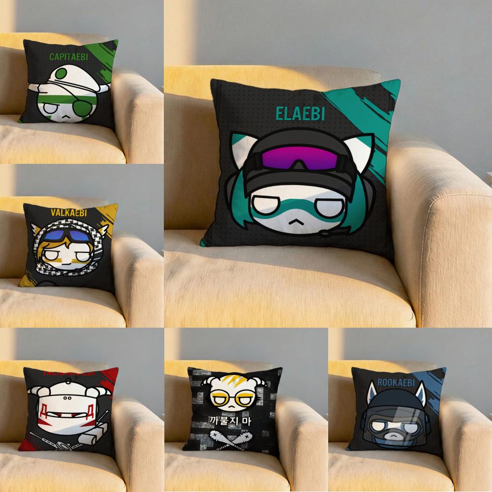 Game DDOKKAEBIS Cushion Cover Soft Reversible Durable Pillow Cover MultiScene Use for Home Car Daily Comfort