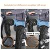 Electric Scooter Knee Pads Thermal Quilted Motorcycle Gear Zippered Leg Warm Winter Riding Protection Stylish