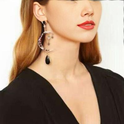 New Fashion Moon Star Drop Earrings Style Personalized Trendy Elegant Versatile Ethnic Style Ear Jewelry For Women