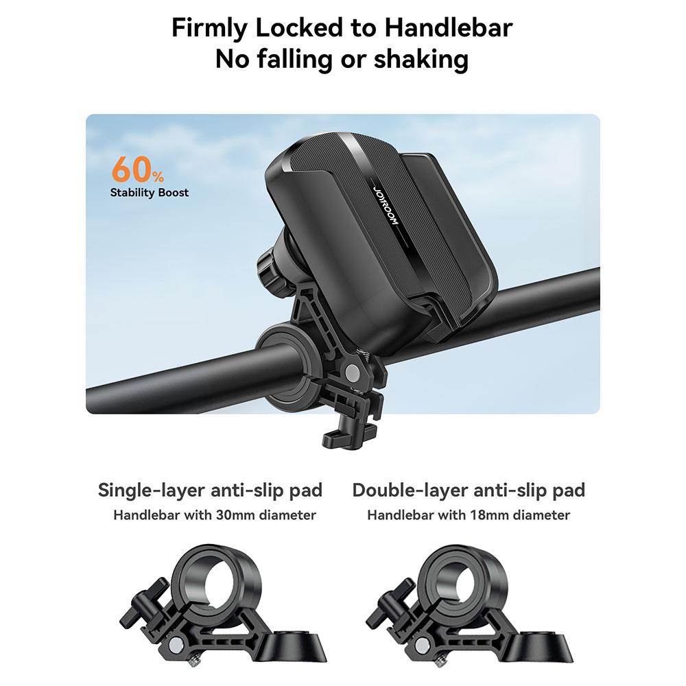 JOYROOM JR-ZS431 Bicycle Handlebar Phone Holder 360 Degree Rotation Cellphone Bracket
